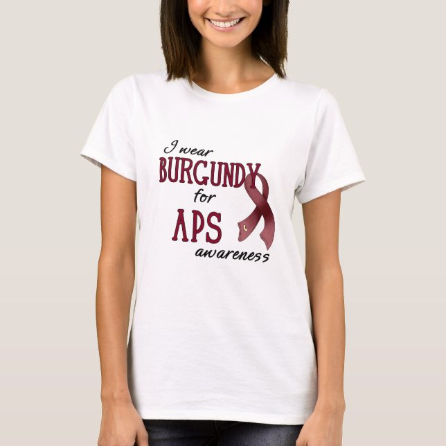 APS-Bewusstseins-Einzelteile T-Shirt (Vorderseite)