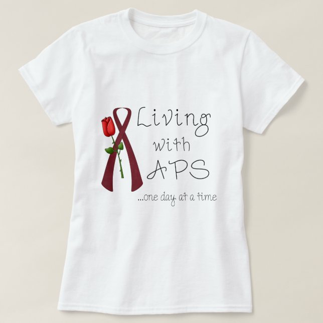 APS-Bewusstseins-Einzelteile T-Shirt (Design vorne)