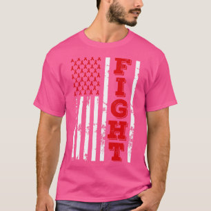 APS Disease Awareness Fight American Flag 4. J T-Shirt