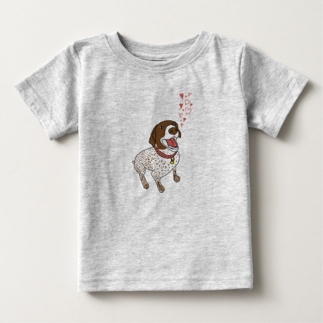 APS Heart Baby Romper T-shirt (Vorderseite)