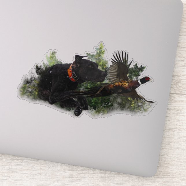 APS, Jagdfasan Aufkleber (Detail)