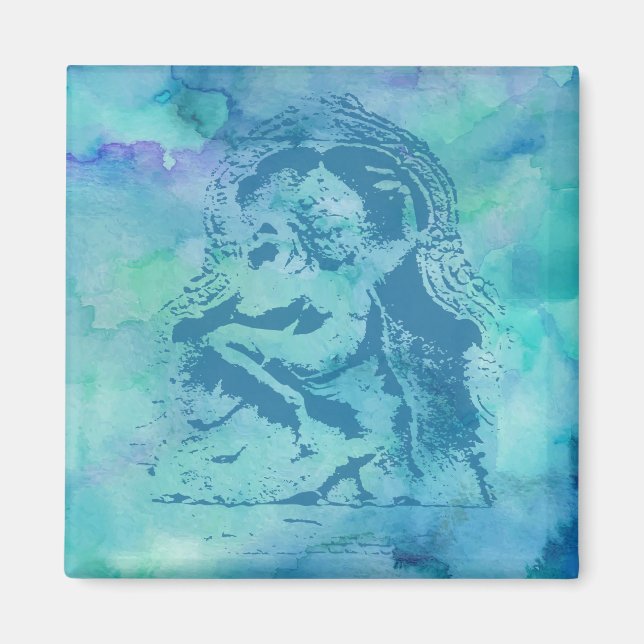 Apsara - Blau Magnet (Vorne)