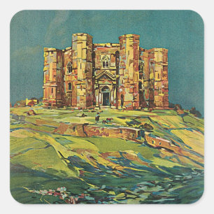 Apulien (Apulien) Quadratischer Aufkleber