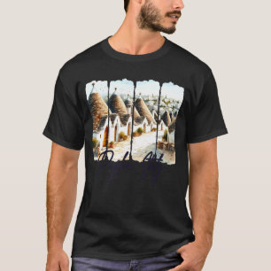 Apulien Italien Reisende Pinselstrich Apulien Souv T-Shirt