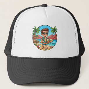 Aqaba Jordan Sommerurlaub Junge Surfer Trucker Hau Truckerkappe