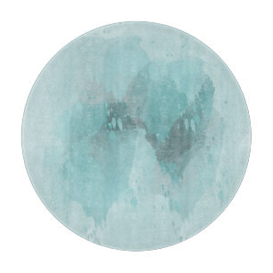 Aqua Abstrakt Schneidebrett