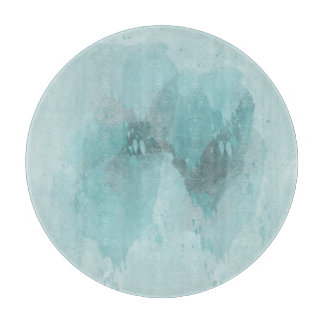 Aqua Abstrakt Schneidebrett