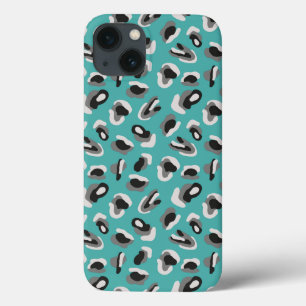 Aqua Animal Print/Camouflage Case-Mate iPhone Hülle