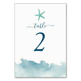 Aqua-Aqua Tischnummer