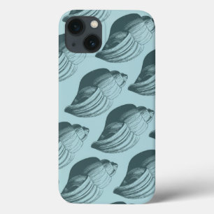 Aqua Aquamarin Blue Muscheln Case-Mate iPhone Hülle