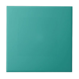Aqua Aquamarin Solid Color | #2ba49b Fliese