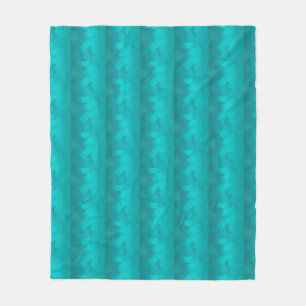 Aqua-aquamarines Türkis-Muster modern Fleecedecke