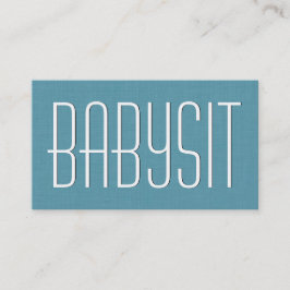 Aqua BABYSITTER Simple Style V383A Visitenkarte