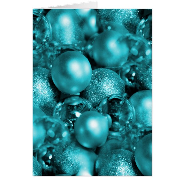 Aqua Baubles Weihnachten (Vorne)