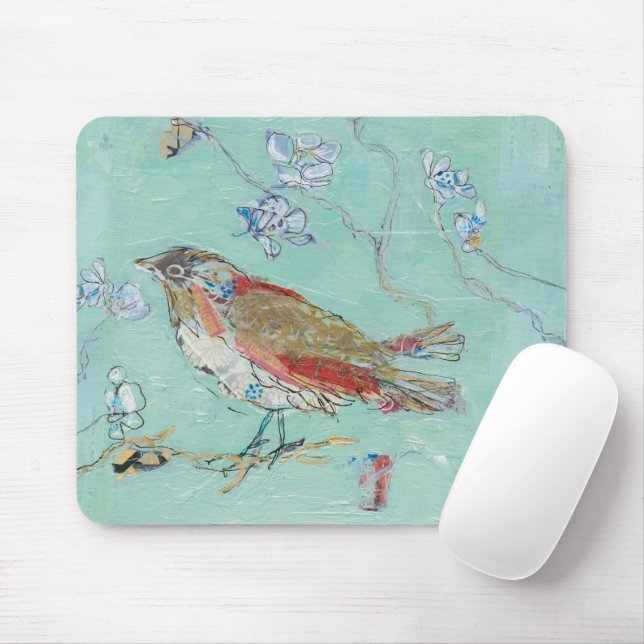 Aqua Bird Mousepad (Mit Mouse)