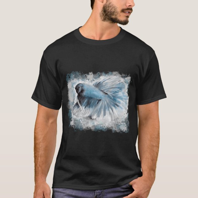 Aqua Blau - Cropped T-Shirt (Vorderseite)