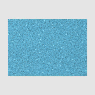 Aqua Blaue Glitzernde Zerbrochene Meerwasserglass  Seidenpapier