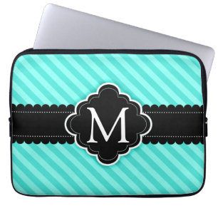 Aqua-blaue Laptopschutzhülle