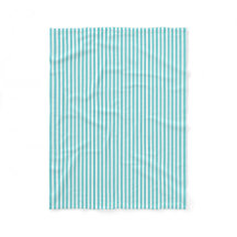 Aqua-blaue und weiße Streifen