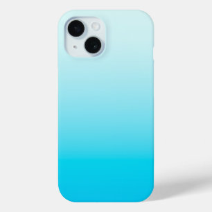 Aqua-blauer Ombre-Hintergrund Case-Mate iPhone Hülle