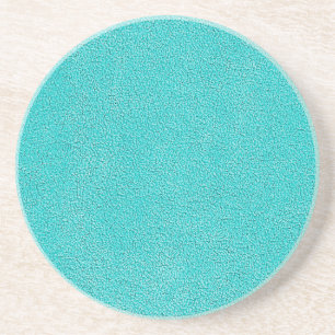 Aqua blauer Ultrasuede Blick Untersetzer