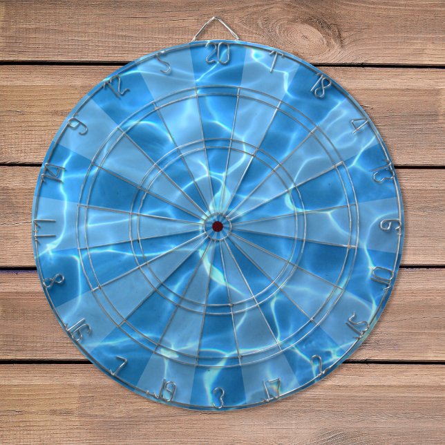Aqua-Blaues Schwimmbad-Foto Dartscheibe (Von Creator hochgeladen)