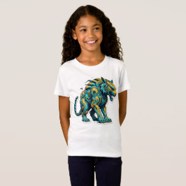 Aqua Blaze Tiger für Jungen und Mädchen T-Shirt