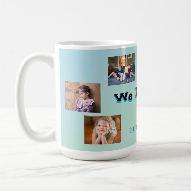 Aqua Blend 6-Photo Nana Tribute Kaffeetasse (Links)