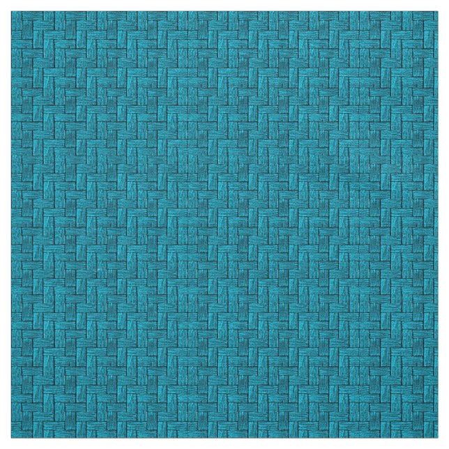Aqua Blocks Ivory Linen (54" Breite) Stoff (Muster)