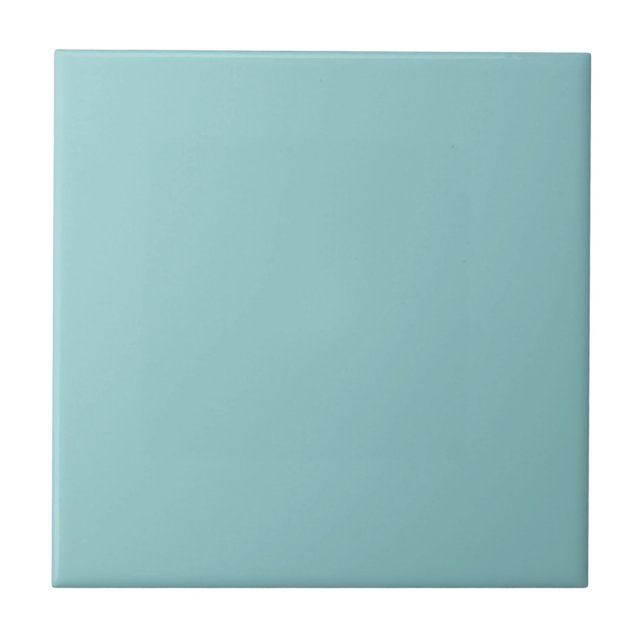 Aqua Blue Accent Fliese (Vorderseite)