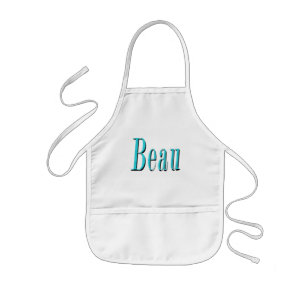 Aqua Blue Beau Name, Kinderschürze