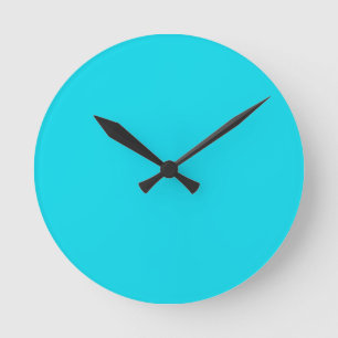 Aqua Blue Clock Runde Wanduhr