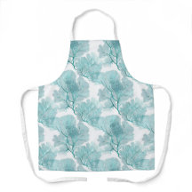 Aqua Blue Coral Sea Fans