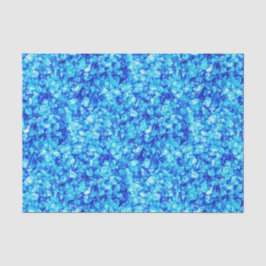 Aqua Blue Crushed Sea Glass Decoupage Seidenpapier