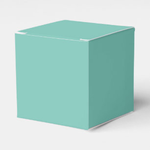 Aqua Blue Favor Box Geschenkschachtel