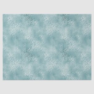 Aqua Blue Glam Leopard Seidenpapier