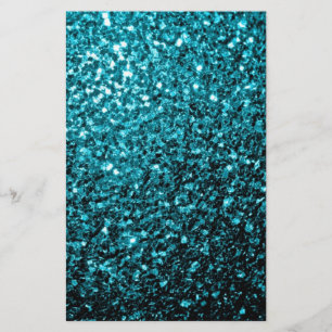 Aqua Blue glänzende Imitate Glitzer Glitzern Flyer