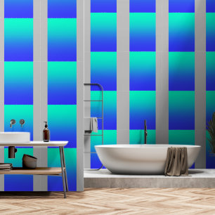 Aqua Blue Gradient Gray Tapete