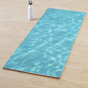 Aqua Blue Green Color Sea Pool Wasservorlage Yogamatte