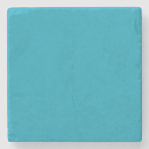 Aqua Blue Green Solid Color - Farbe - Farbe - Farb Steinuntersetzer