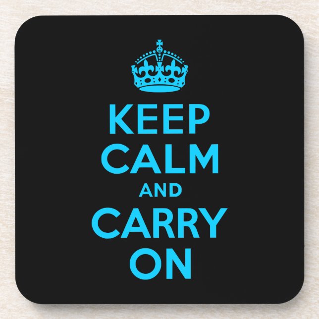 Aqua Blue hält Ruhe und führt weiter Untersetzer (Vorderseite)