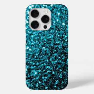 Aqua Blue Imitats Glitzer Glitzern Case-Mate iPhone Hülle