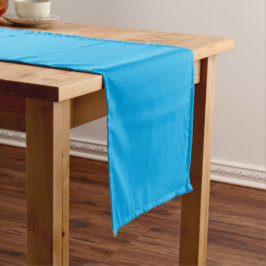 Aqua Blue Kurzer Tischläufer