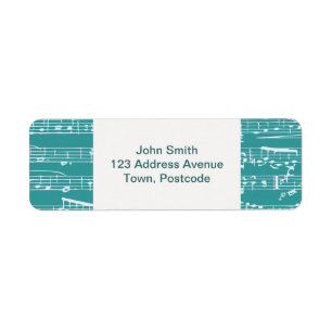 Aqua Blue Musiknote