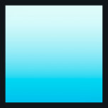 Aqua Blue Obre Hintergrund Poster<br><div class="desc">Blaue Aquarellfarben.</div>
