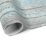 Aqua Blue Ocean Grungy Silver Gray Wood Rustikal Geschenkpapier<br><div class="desc">Minimalismus und Elegance Glam und Chic Delicate Wrapping Paper</div>