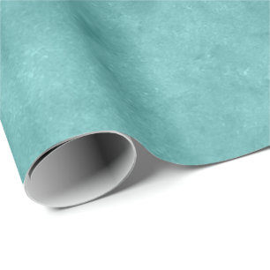 Aqua Blue Ocean Marble Molten Pastel VIP Geschenkpapier