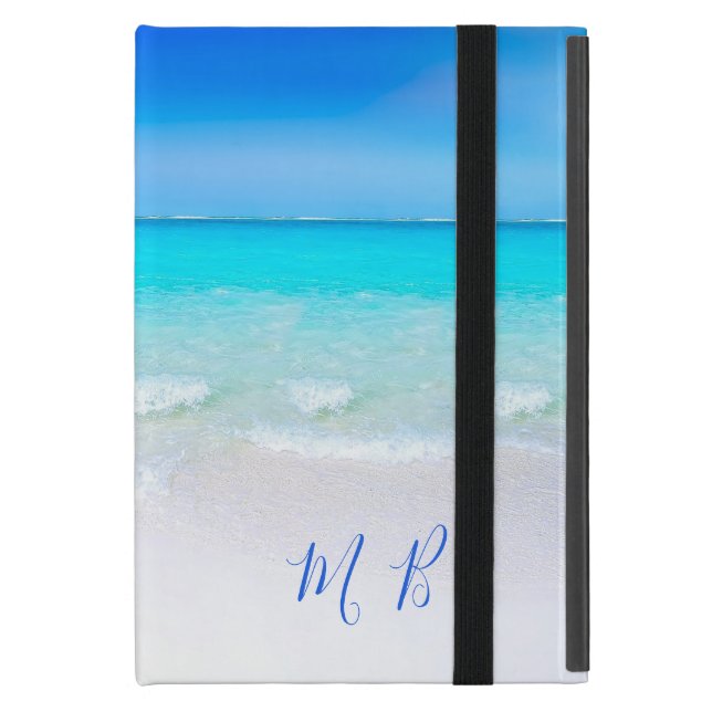 Aqua Blue Ocean Sea Sky Urlaub Etui Fürs iPad Mini (Vorderseite Geschlossen)
