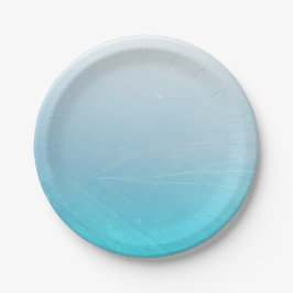 Aqua Blue Personalisiert Wedding Paper Teller