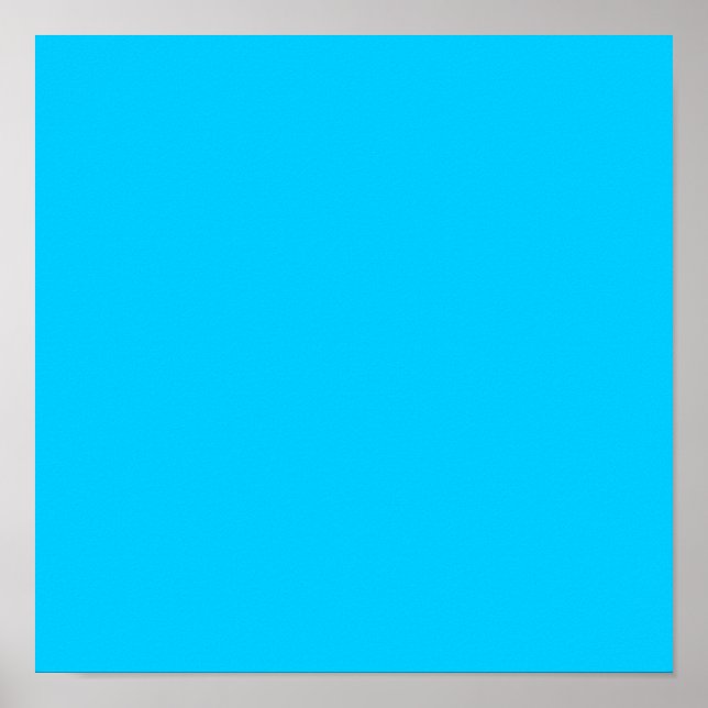 Aqua Blue Poster (Vorne)